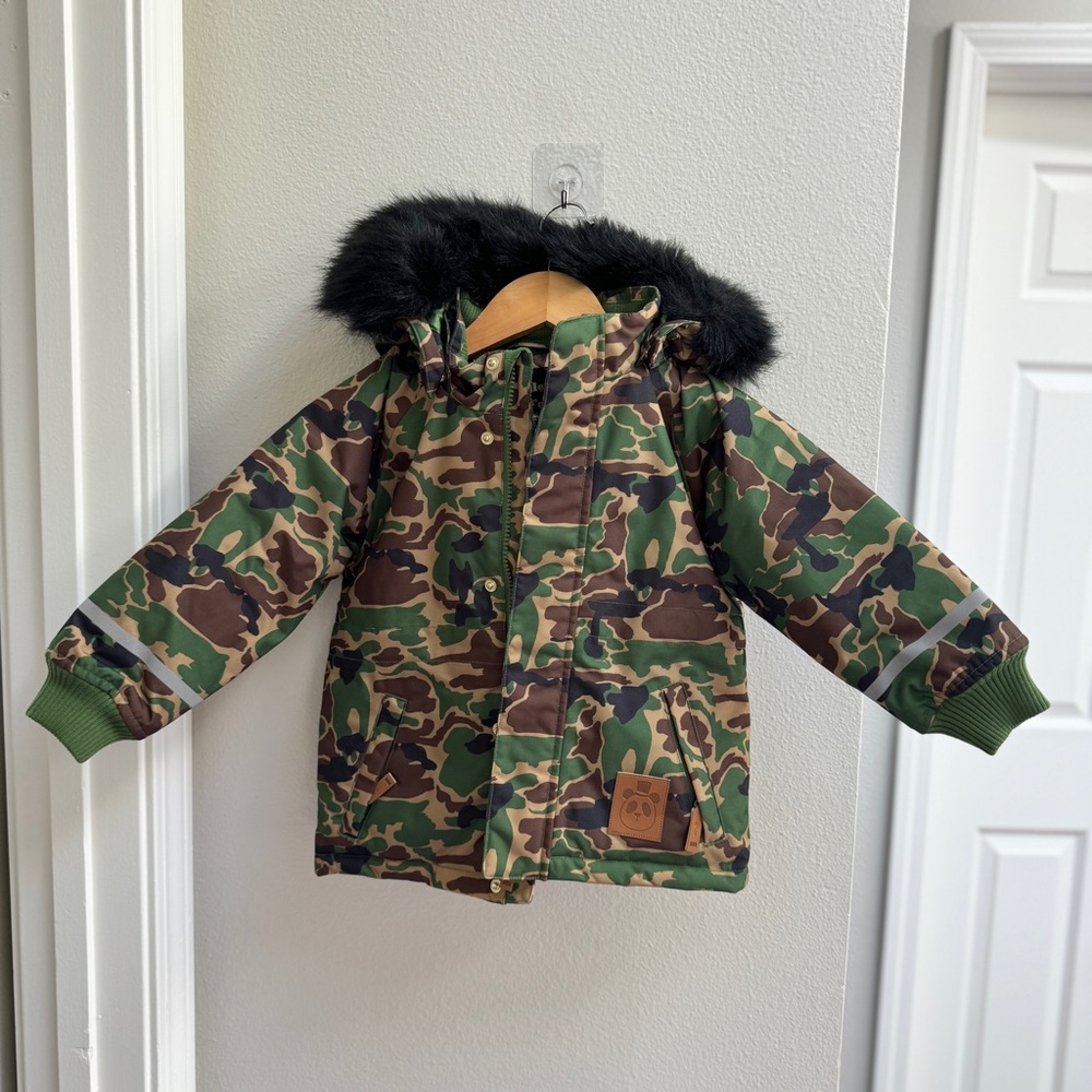 Mini Rodini K2 Camo Parka Green 92/98